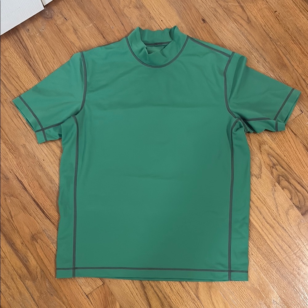 Lands' End Men's Green Rash Guard/Size M